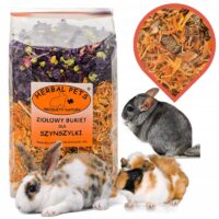 ZIOŁOWY BUKIET DLA SZYNSZYLKI 100g HERBAL PETS SZYNSZYLA I GRYZOŃ KWIATY