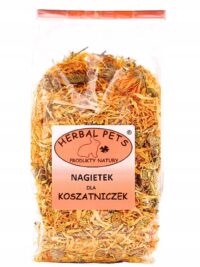 NAGIETEK SUSZONY 100g HERBAL PETS KWIAT NAGIETKA DLA GRYZONI