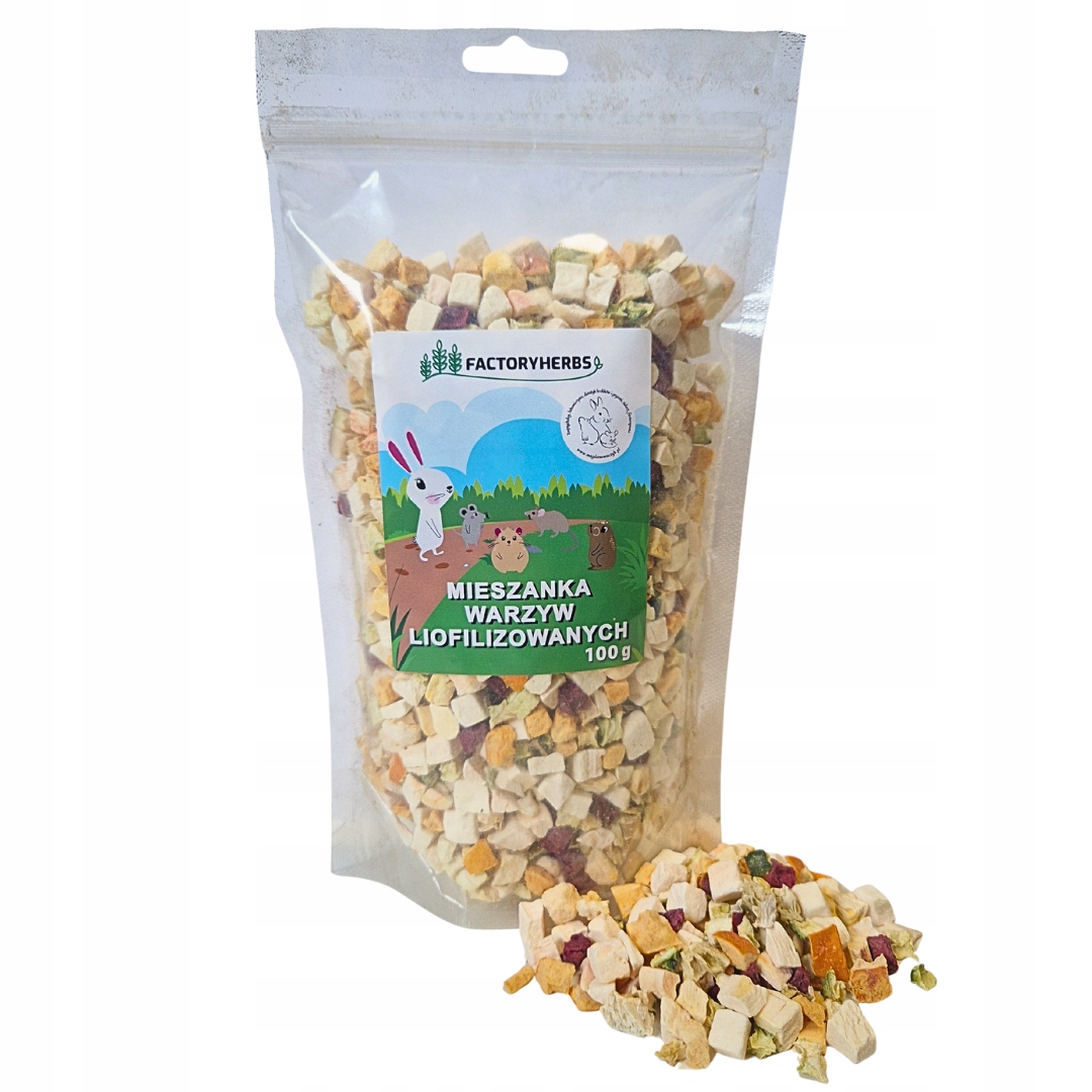Mieszanka warzyw liofilizowanych 100g FACTORYHERBS