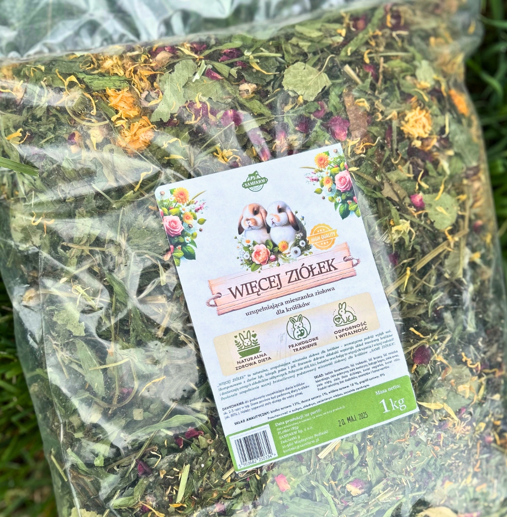 SAMFARM Więcej ziółek 1kg naturalna mieszanka ziół - obrazek 6