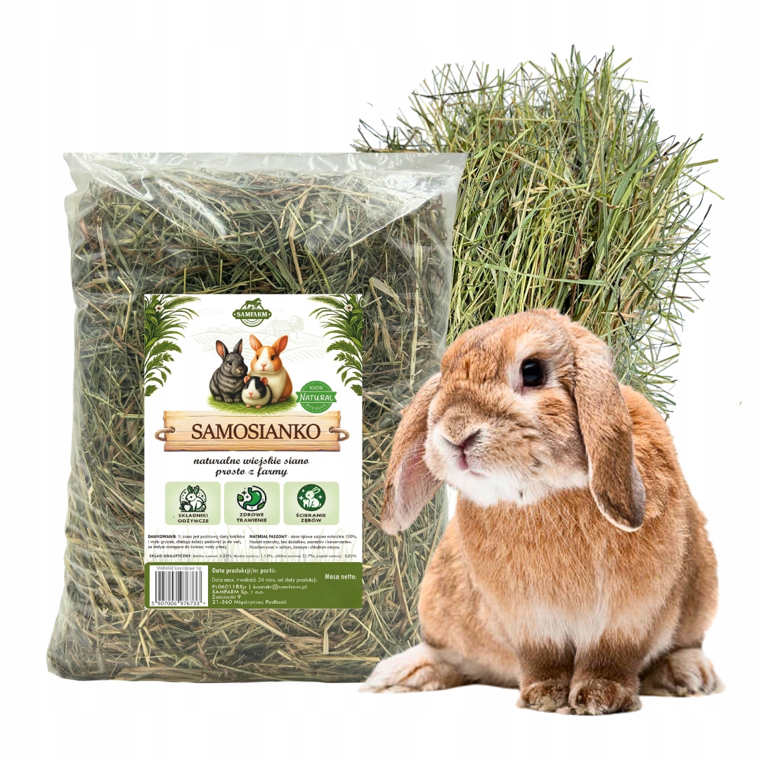 SAMFARM Sianko samosianko 500g siano łąkowe