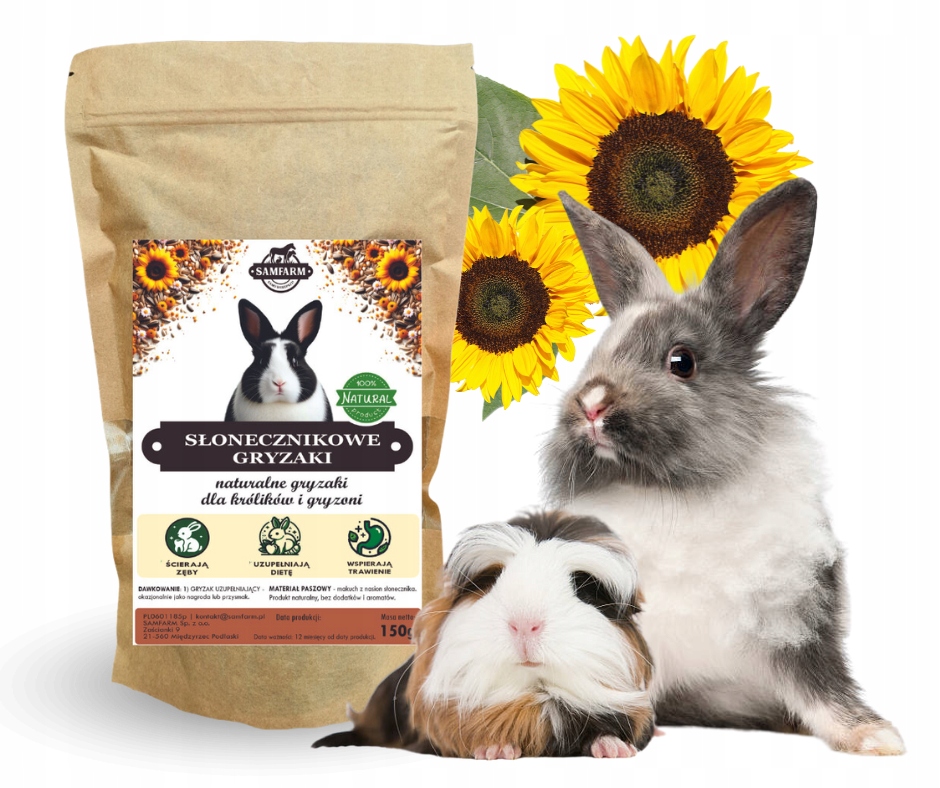 SAMFARM Gryzaki słonecznikowe 150g
