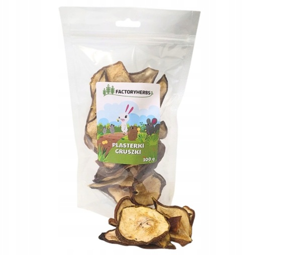 FACTORYHERBS Plasterki gruszki 100g